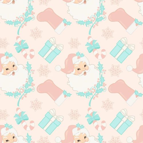 CF23 – Pink Christmas Printed Fabric
