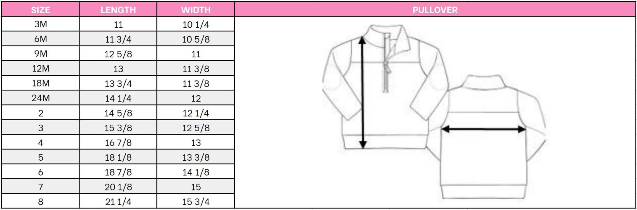 pull-over-size-chart