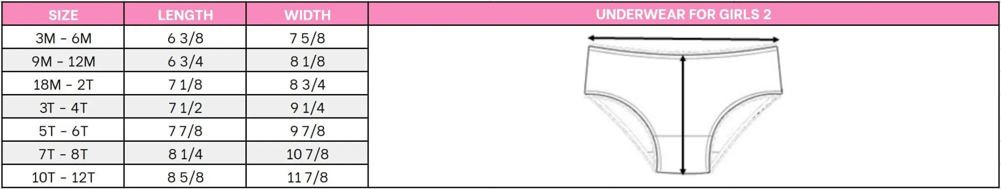 underwear-size-chart