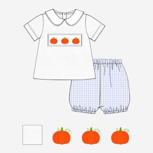 Thanksgiving pumkins boy set