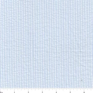 F49 – Blue Stripe Seersucker Fabric