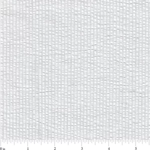 F53 – White Stripe Seersucker Fabric