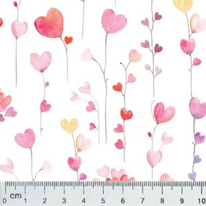 VF12 – Heart trees printing fabric