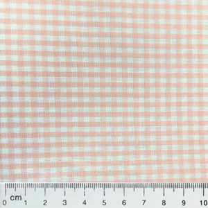 F12 – Orange medium plaid cotton fabric