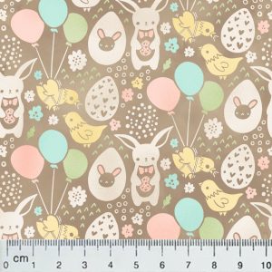 EF07 – Easter printed fabric