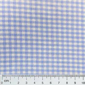F11- Blue medium plaid cotton fabric