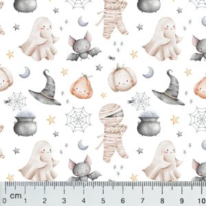HF09 – Cute Halloween printed fabric