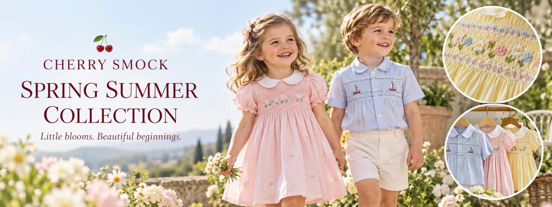 Cherrysmock spring summer smocked collection