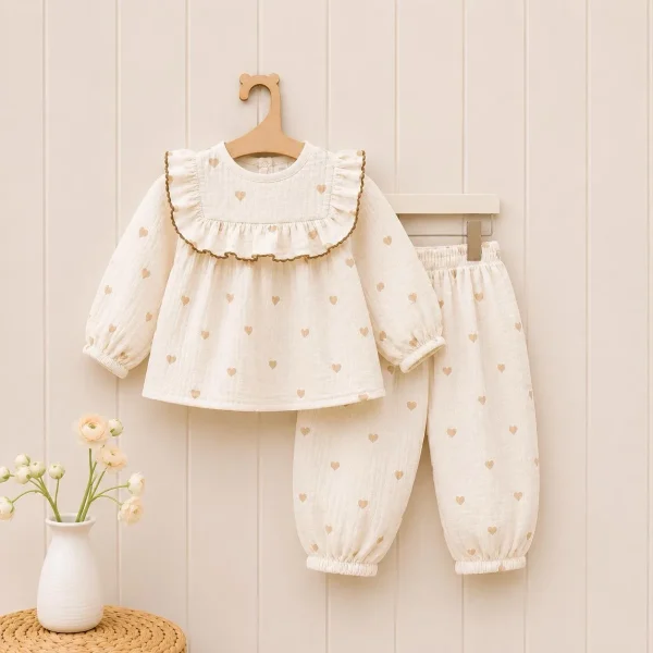 Kids Daily Set – Peter Pan Collar DT02