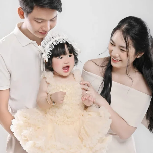 Cream Tutu Princess Dress
