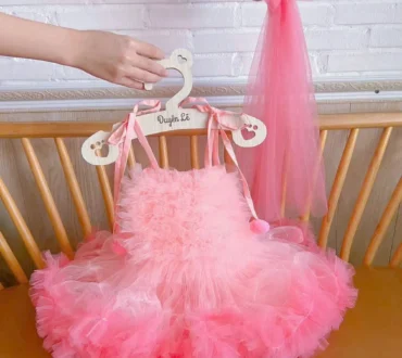 Pink Tutu Princess Dress - Cherrysmock wholesale, view 1