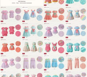 Cherrysmock Uk Newyear Wholesale Hand-Smocked Collection Lookbook