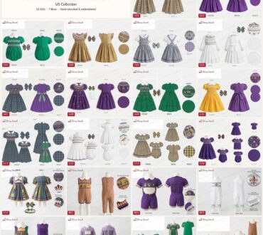 Cherrysmock Us Mardigras Wholesale Hand-Smocked Collection Lookbook