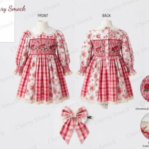 Cherrysmock Mother’s Day Girls Hand-Smocked Dress – US Collection #G06 (CS-US-MOTHERSDAY-G06)