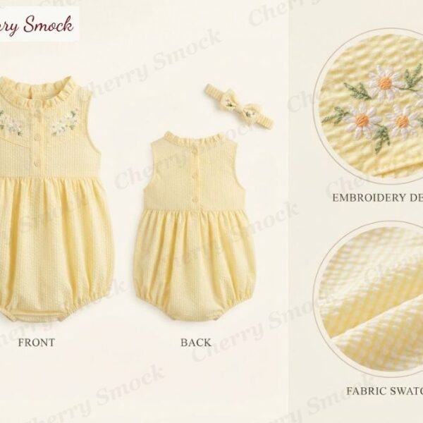 Cherrysmock Halloween Girls Machine-Embroidered & Applique Bubble – UK Collection #G13 (CS-UK-HALLOWEEN-G13)
