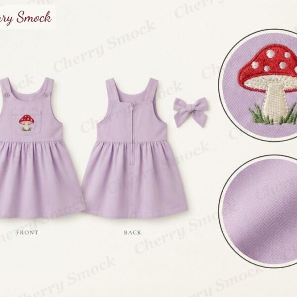 Cherrysmock Halloween Girls Machine-Embroidered & Applique Jumper – UK Collection #G15 (CS-UK-HALLOWEEN-G15)