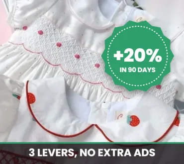 Strawberry smocked princess dress for a plan to grow boutique sales 20 percent