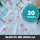 Butterfly smocked girls dress, low MOQ of 30 pieces per design